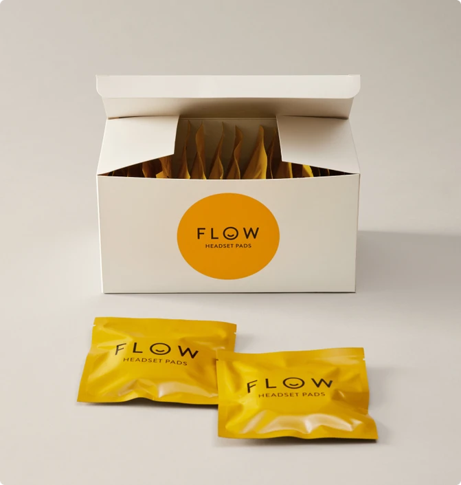 Flow pads box